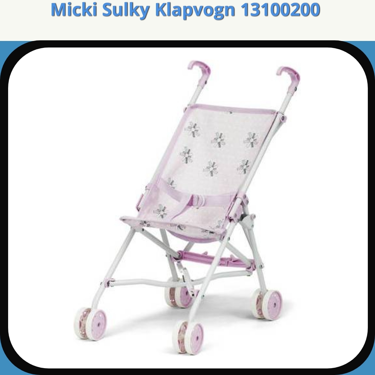 Anmeldelse af Micki Sulky Klapvogn 13100200