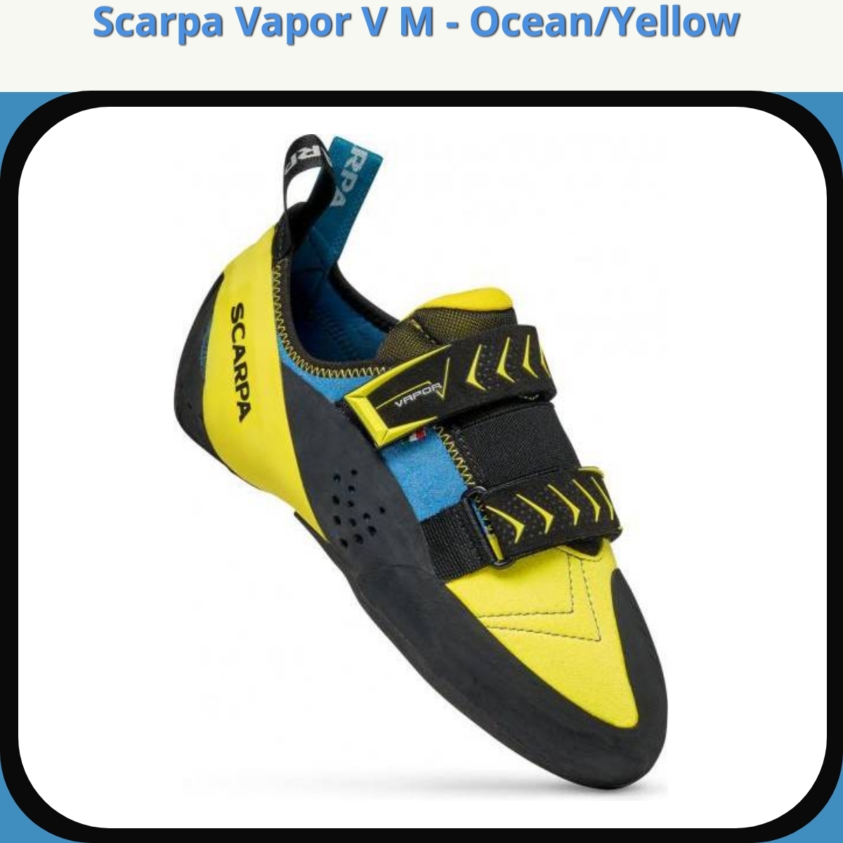 Anmeldelse af Scarpa Vapor V M - Ocean/Yellow