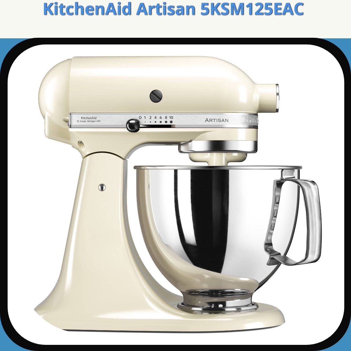 Anmeldelse af KitchenAid Artisan 5KSM125EAC