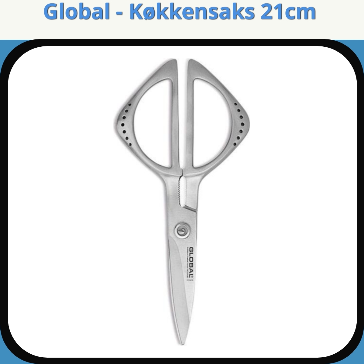 Anmeldelse af Global - Køkkensaks 21cm