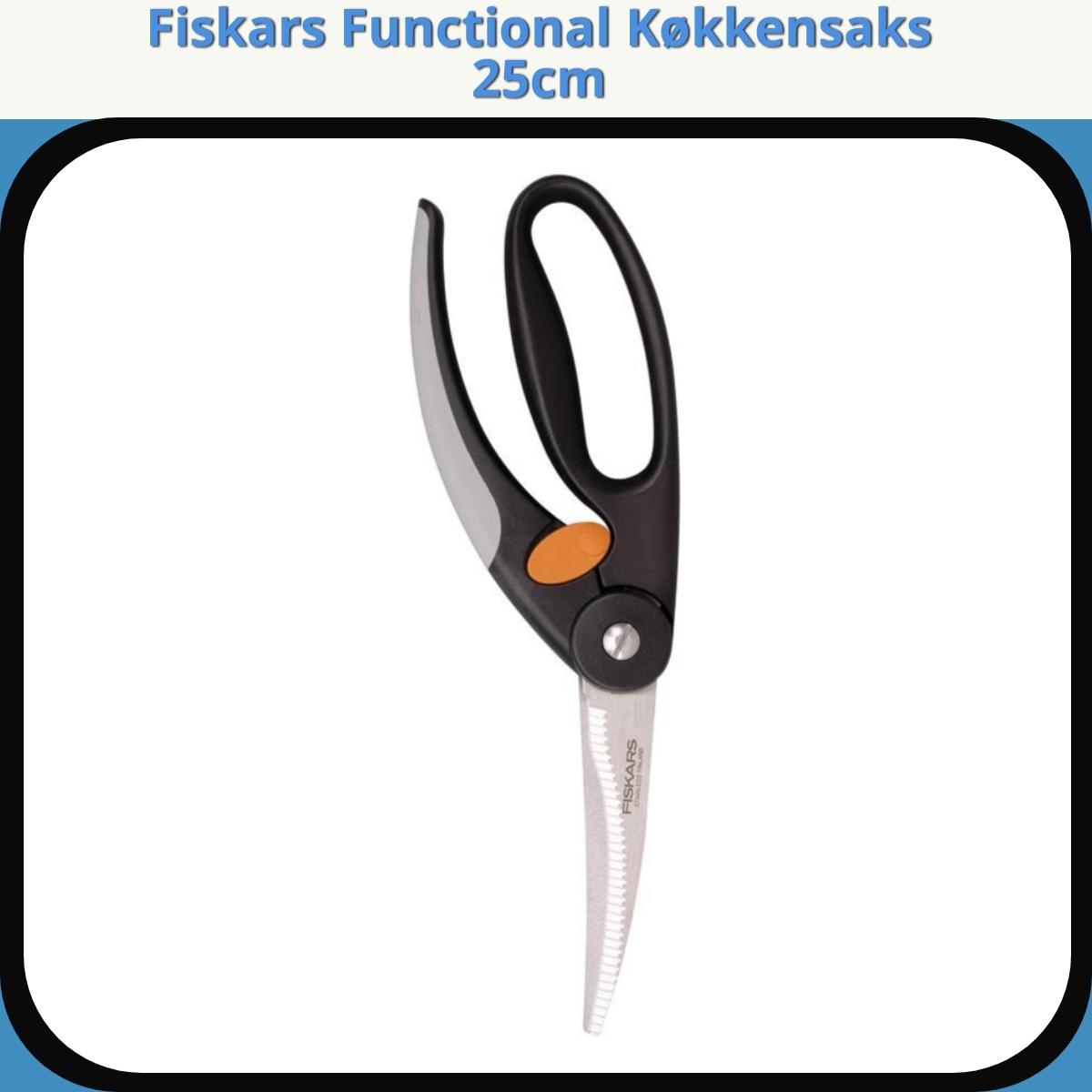 Anmeldelse af Fiskars Functional Køkkensaks 25cm