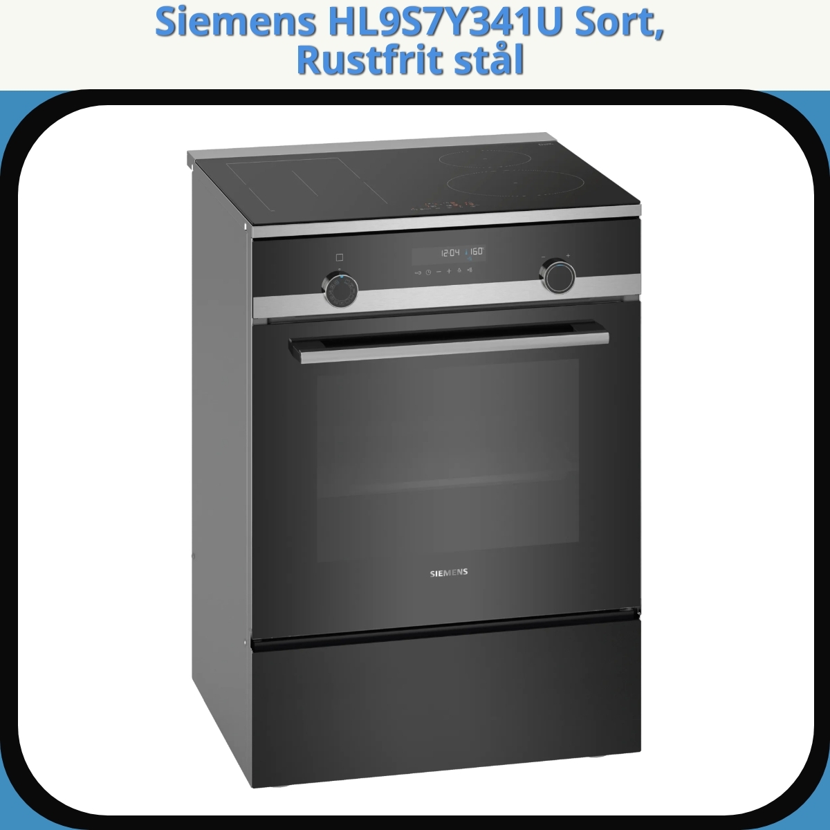 Anmeldelse af Siemens HL9S7Y341U Sort, Rustfrit stål