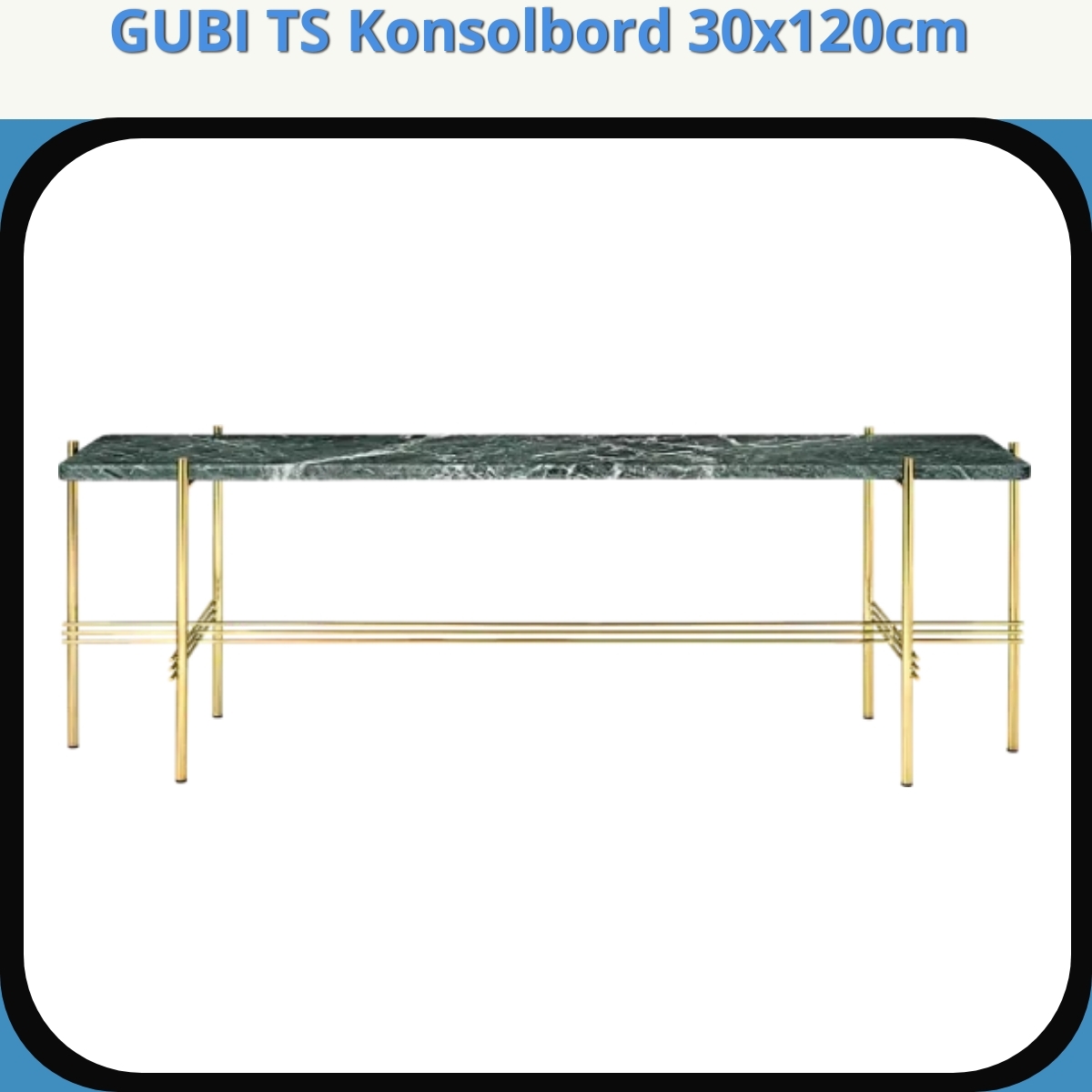 Anmeldelse af GUBI TS Konsolbord 30x120cm