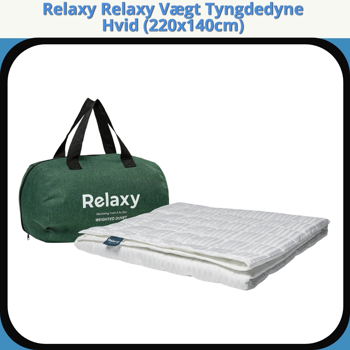 Anmeldelse af Relaxy Relaxy Vægt Tyngdedyne Hvid (220x140cm)