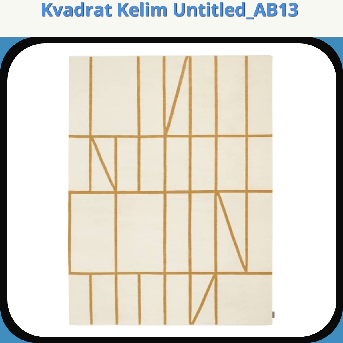 Anmeldelse af Kvadrat Kelim Untitled_AB13