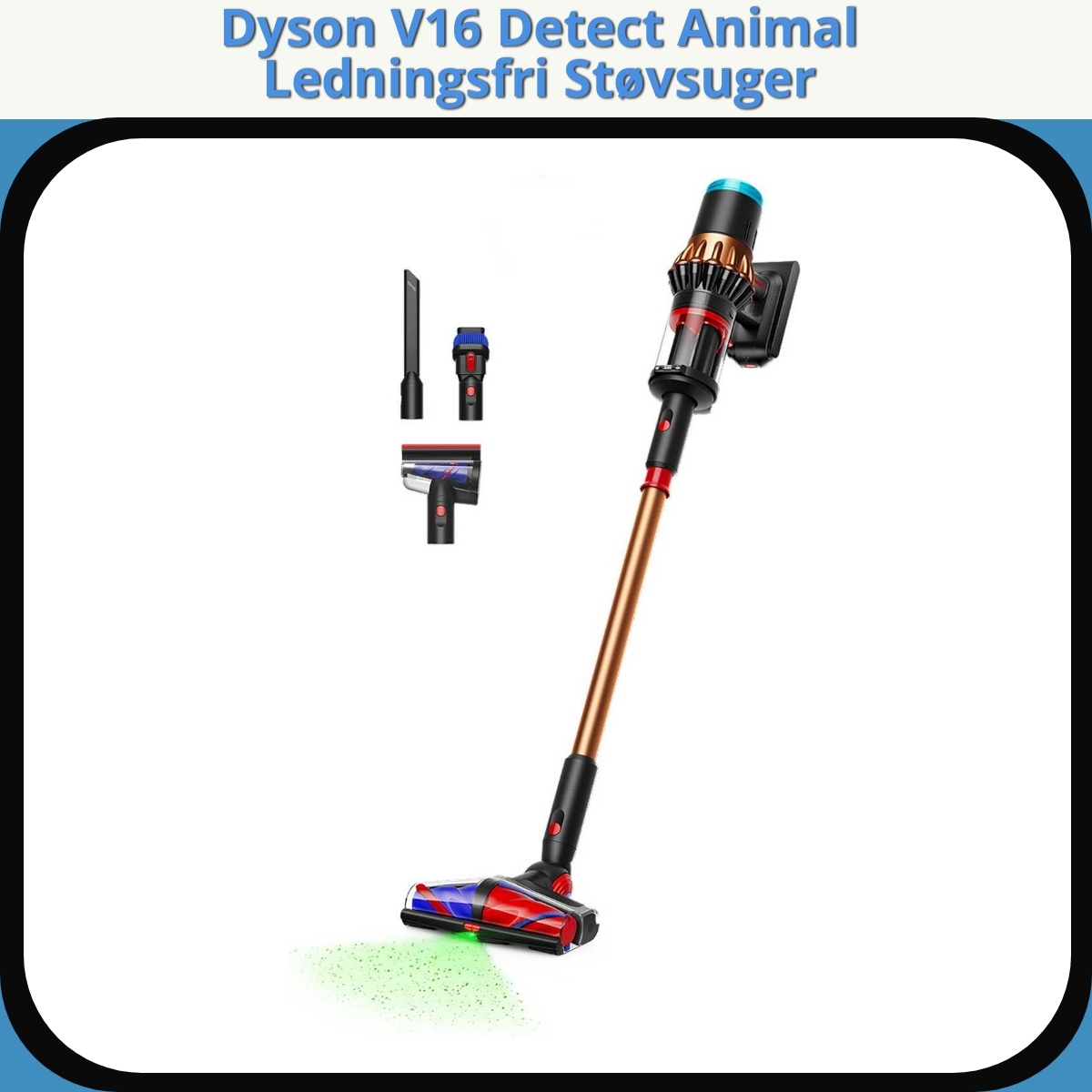 Anmeldelse af Dyson V16 Detect Animal Ledningsfri Støvsuger