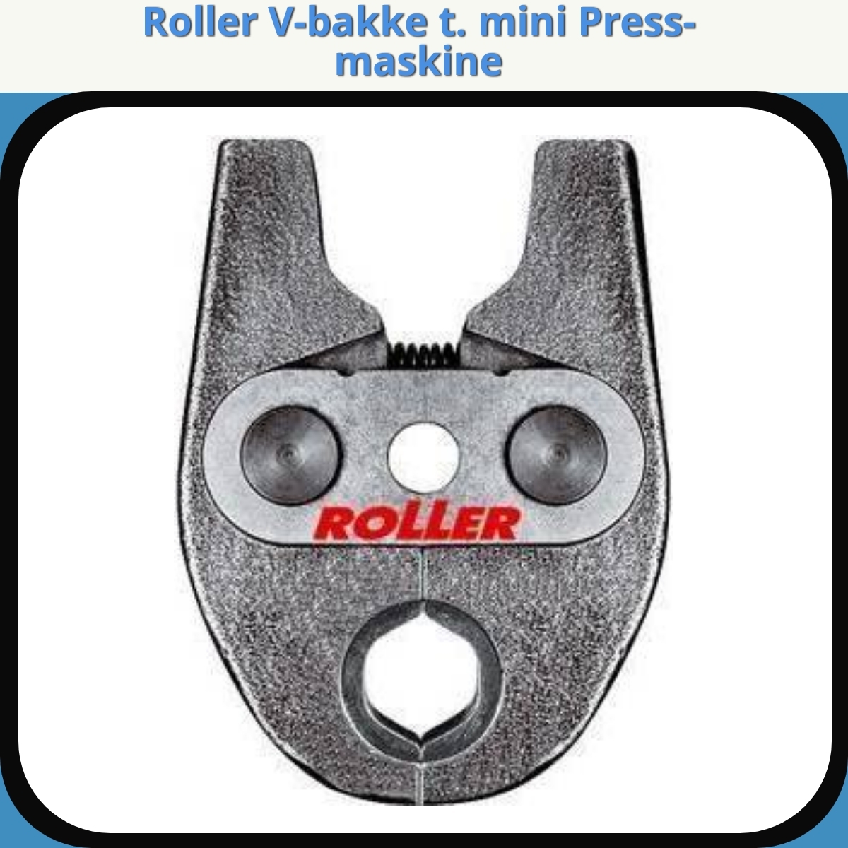 Anmeldelse af Roller V-bakke t. mini Press-maskine
