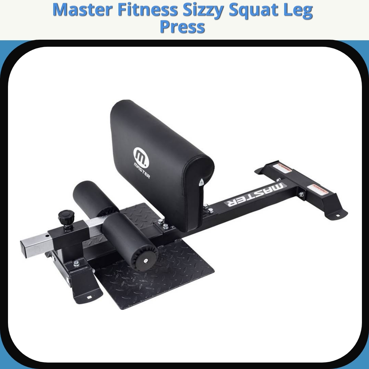 Anmeldelse af Master Fitness Sizzy Squat Leg Press