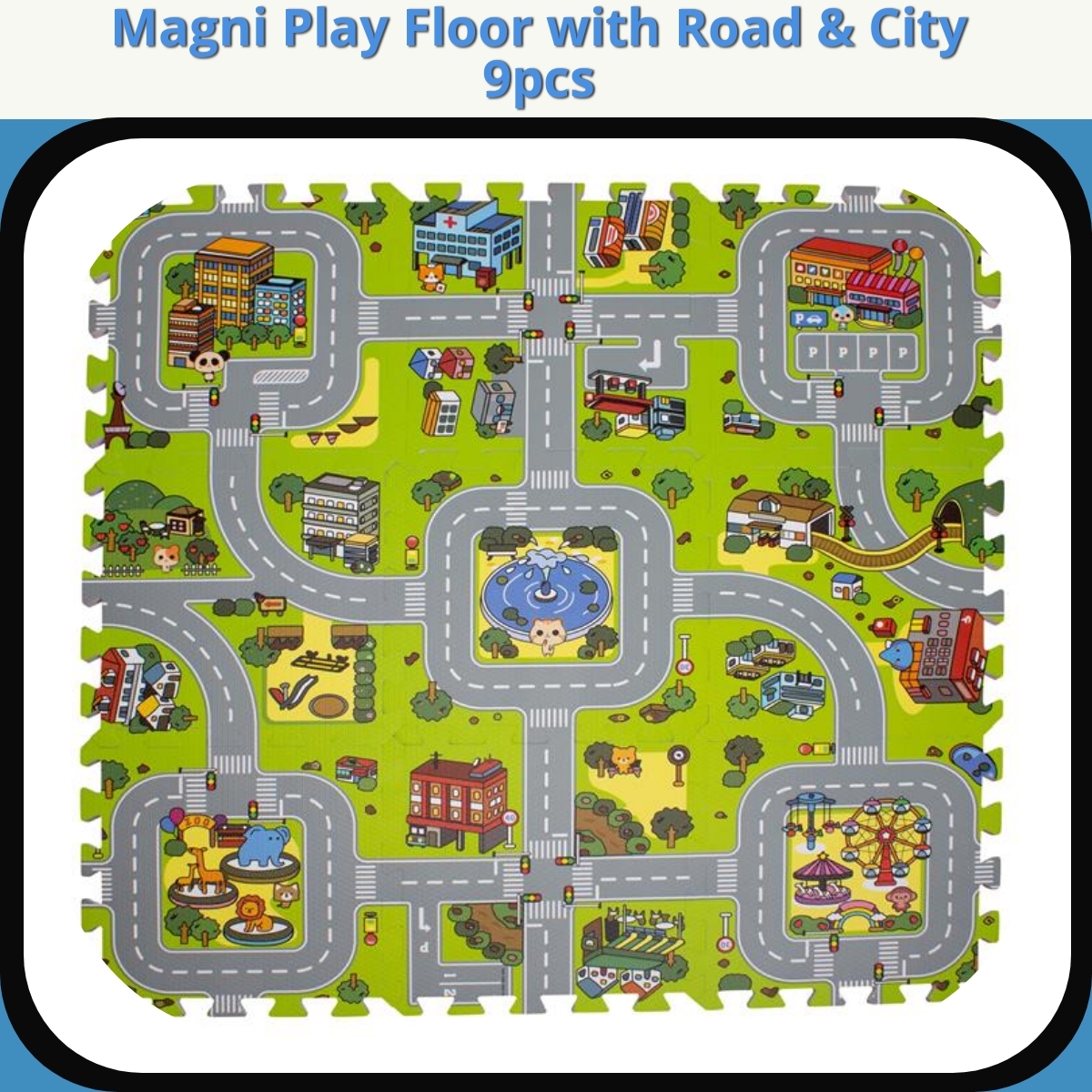 Anmeldelse af Magni Play Floor with Road & City 9pcs