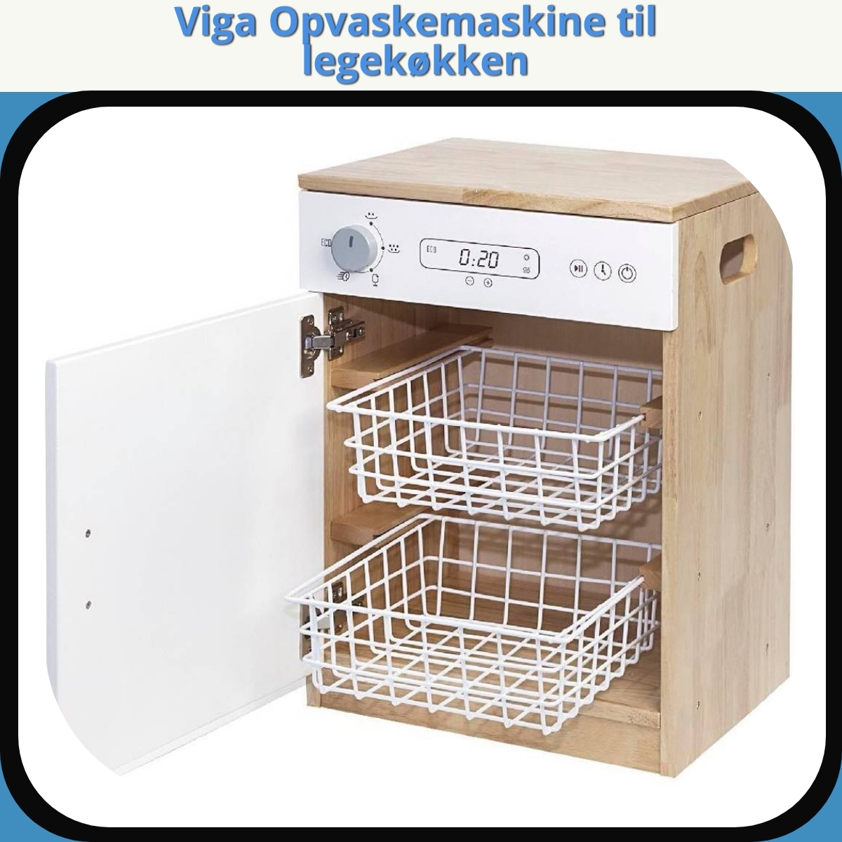 Anmeldelse af Viga Opvaskemaskine til legekøkken