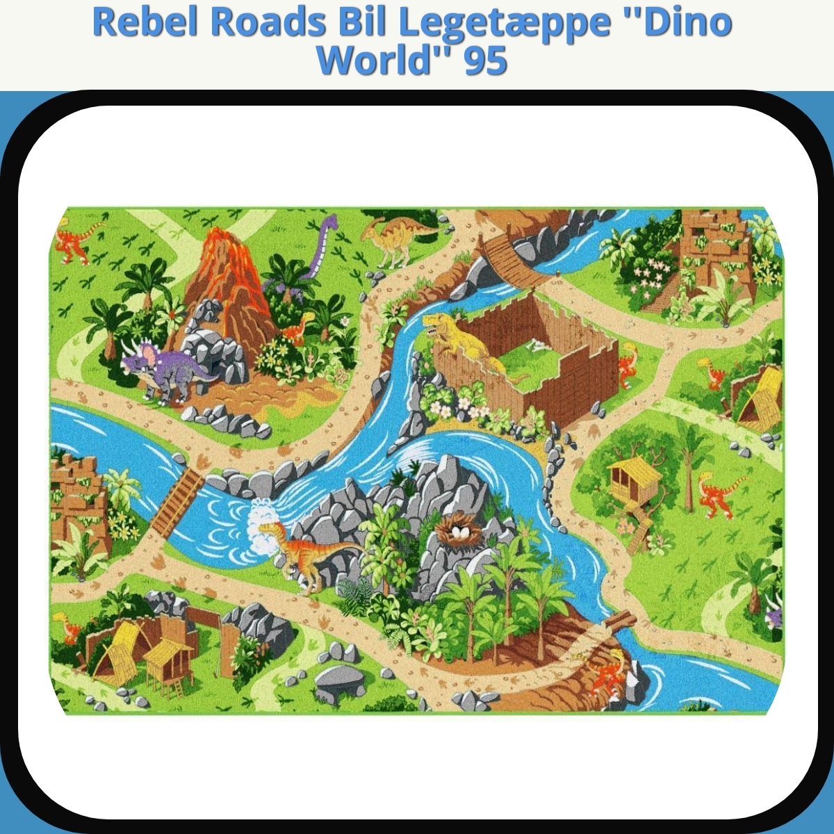 Anmeldelse af Rebel Roads Bil Legetæppe ''Dino World'' 95