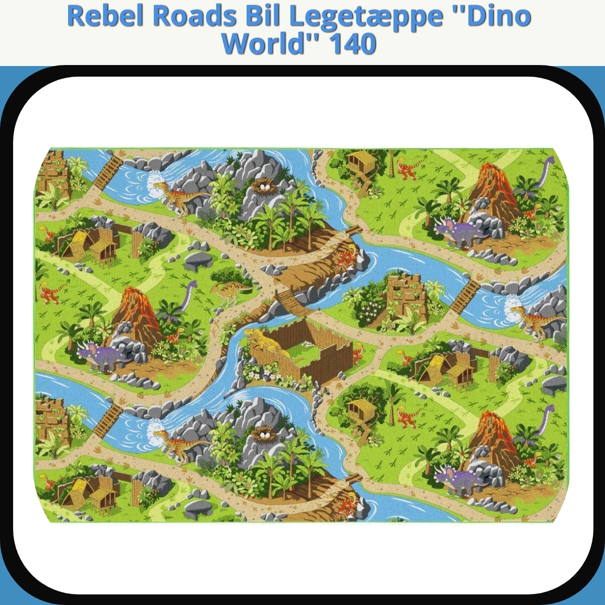 Anmeldelse af Rebel Roads Bil Legetæppe ''Dino World'' 140