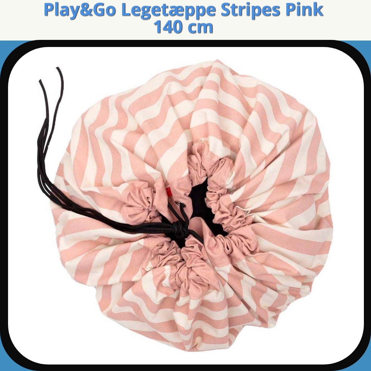 Anmeldelse af Play&Go Legetæppe Stripes Pink 140 cm