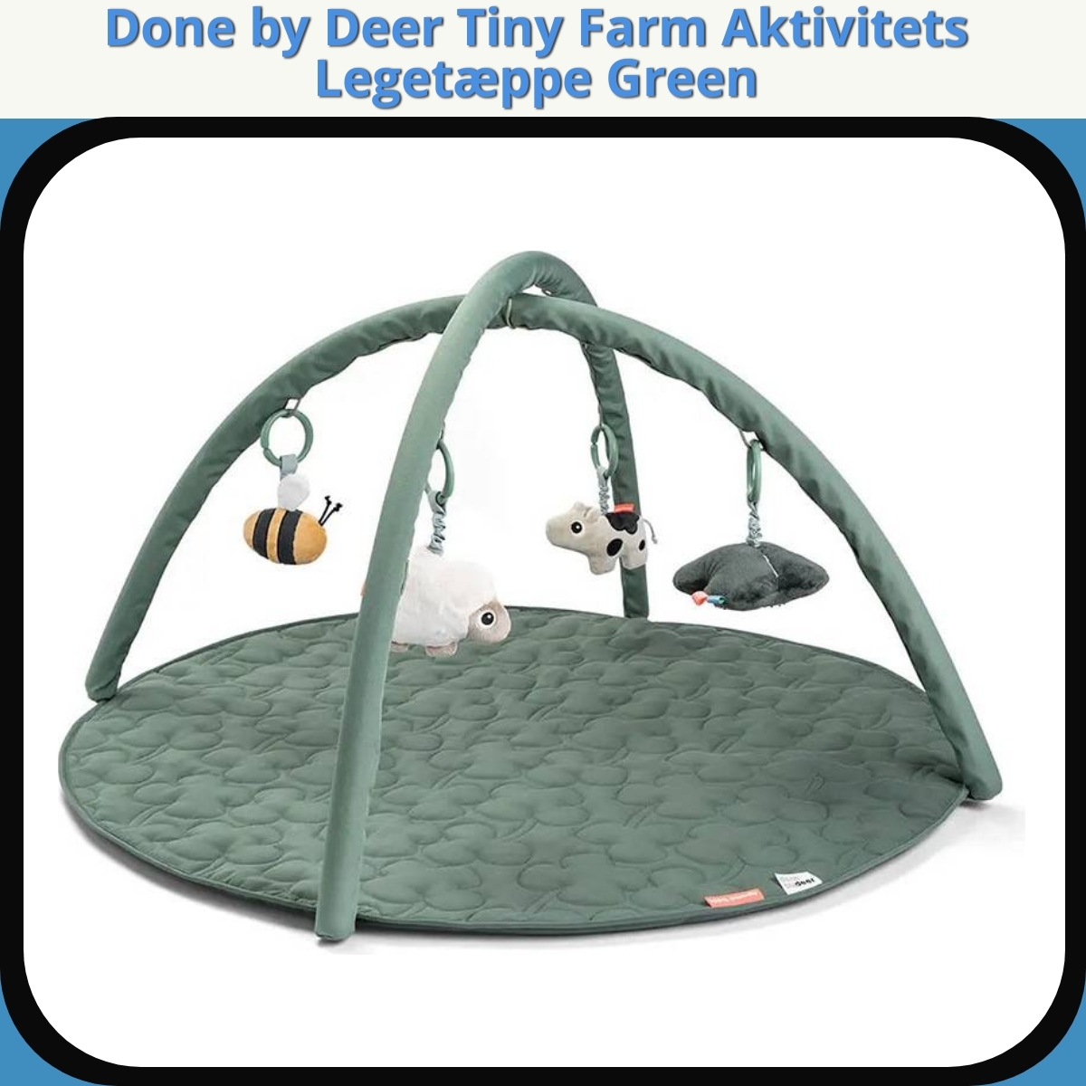 Anmeldelse af Done by Deer Tiny Farm Aktivitets Legetæppe Green
