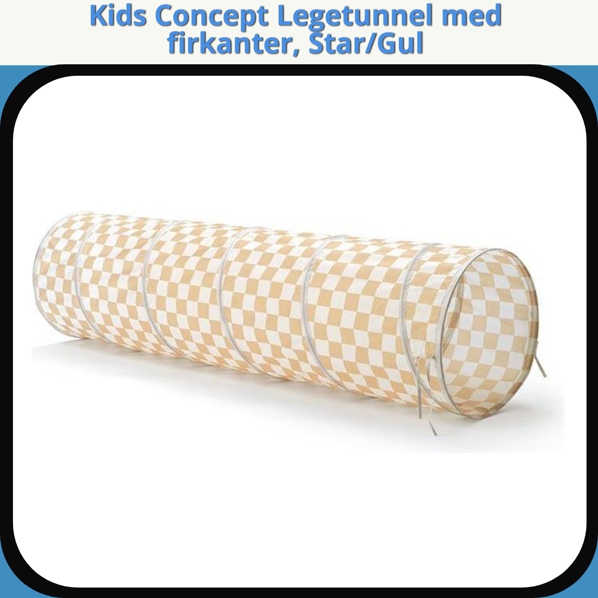 Anmeldelse af Kids Concept Legetunnel med firkanter, Star/Gul