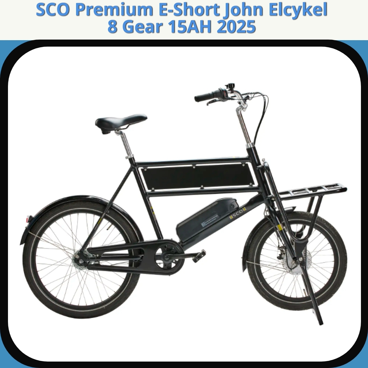 Anmeldelse af SCO Premium E-Short John Elcykel 8 Gear 15AH 2025