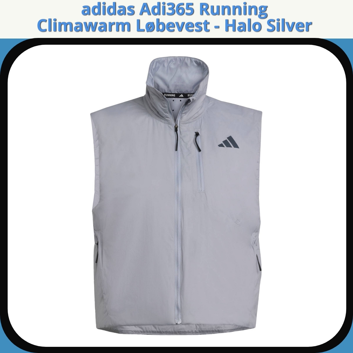 Anmeldelse af adidas Adi365 Running Climawarm Løbevest - Halo Silver