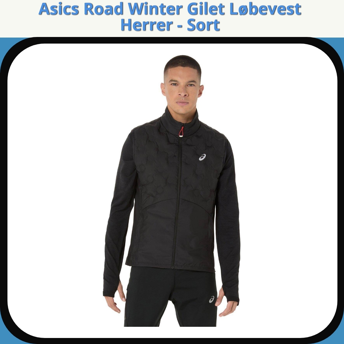 Anmeldelse af Asics Road Winter Gilet Løbevest Herrer - Sort