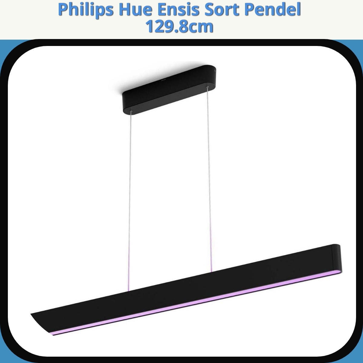 Anmeldelse af Philips Hue Ensis Sort Pendel 129.8cm