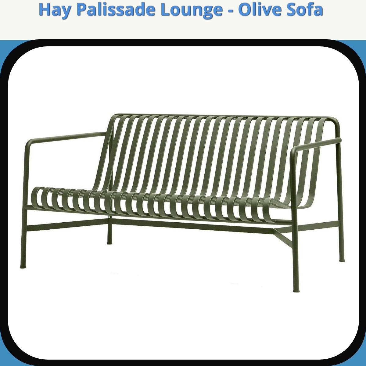 Anmeldelse af Hay Palissade Lounge - Olive Sofa