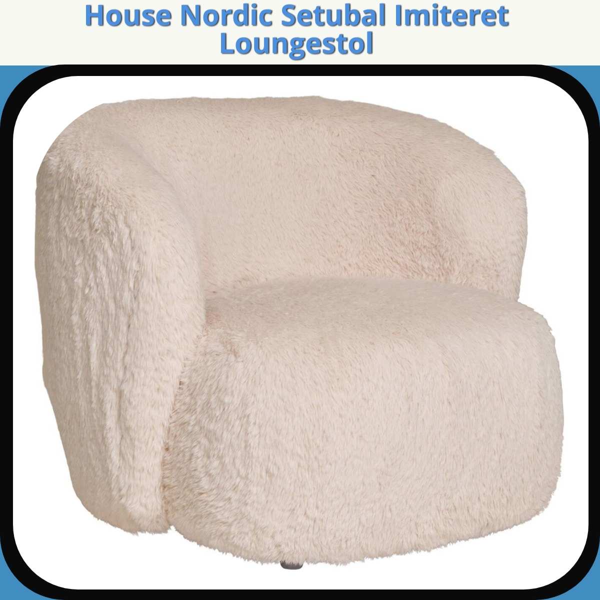 Anmeldelse af House Nordic Setubal Imiteret Loungestol