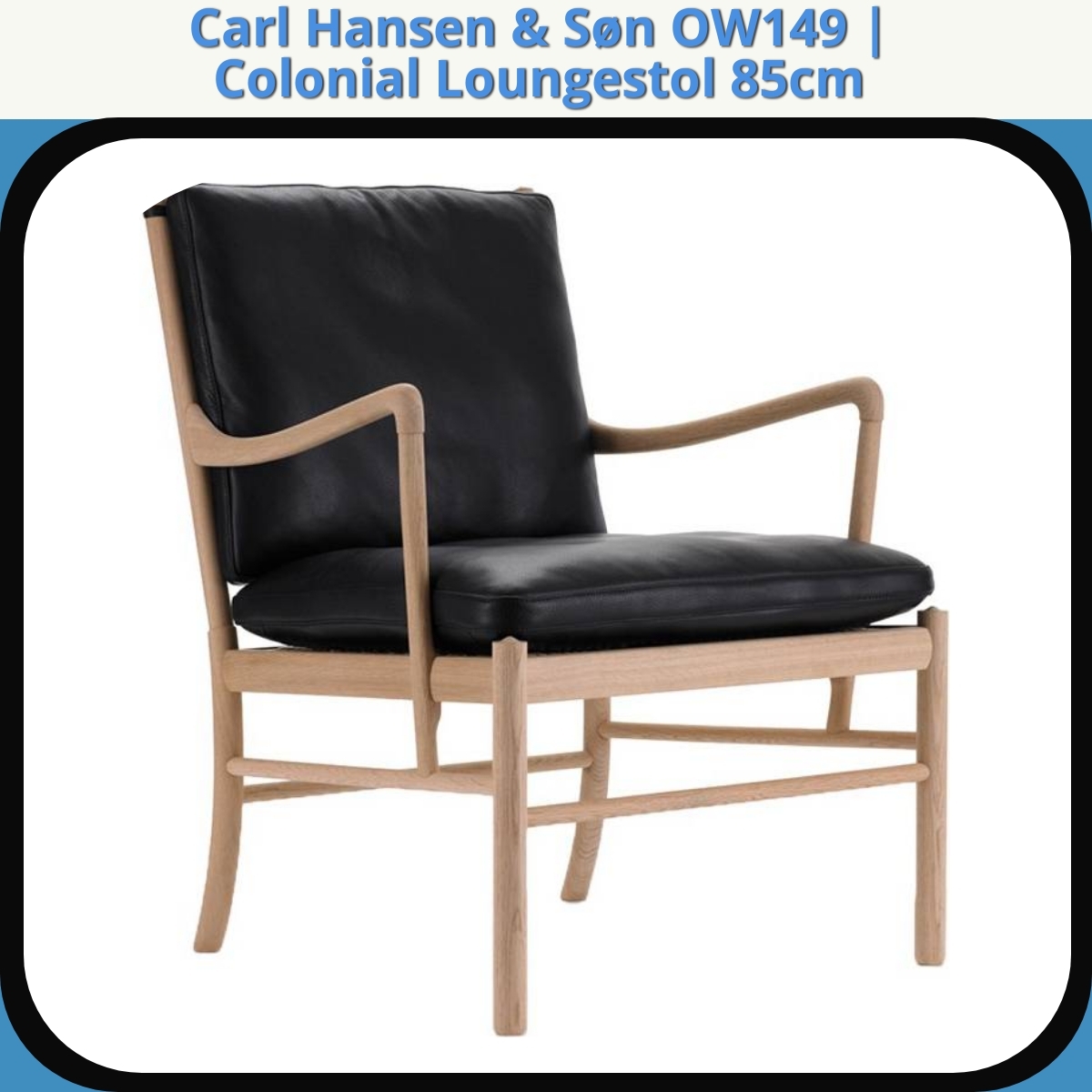 Anmeldelse af Carl Hansen & Søn OW149 | Colonial Loungestol 85cm