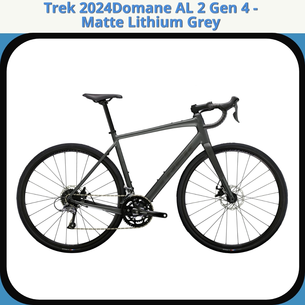 Anmeldelse af Trek 2024Domane AL 2 Gen 4 - Matte Lithium Grey