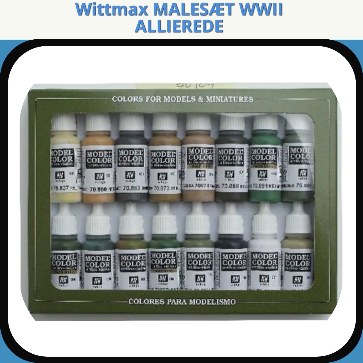 Anmeldelse af Wittmax MALESÆT WWII ALLIEREDE
