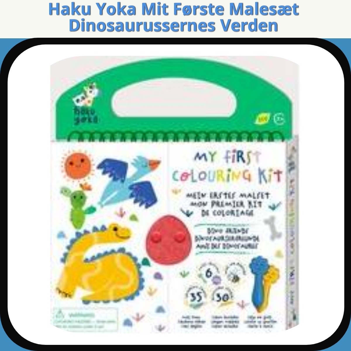 Anmeldelse af Haku Yoka Mit Første Malesæt Dinosaurussernes Verden