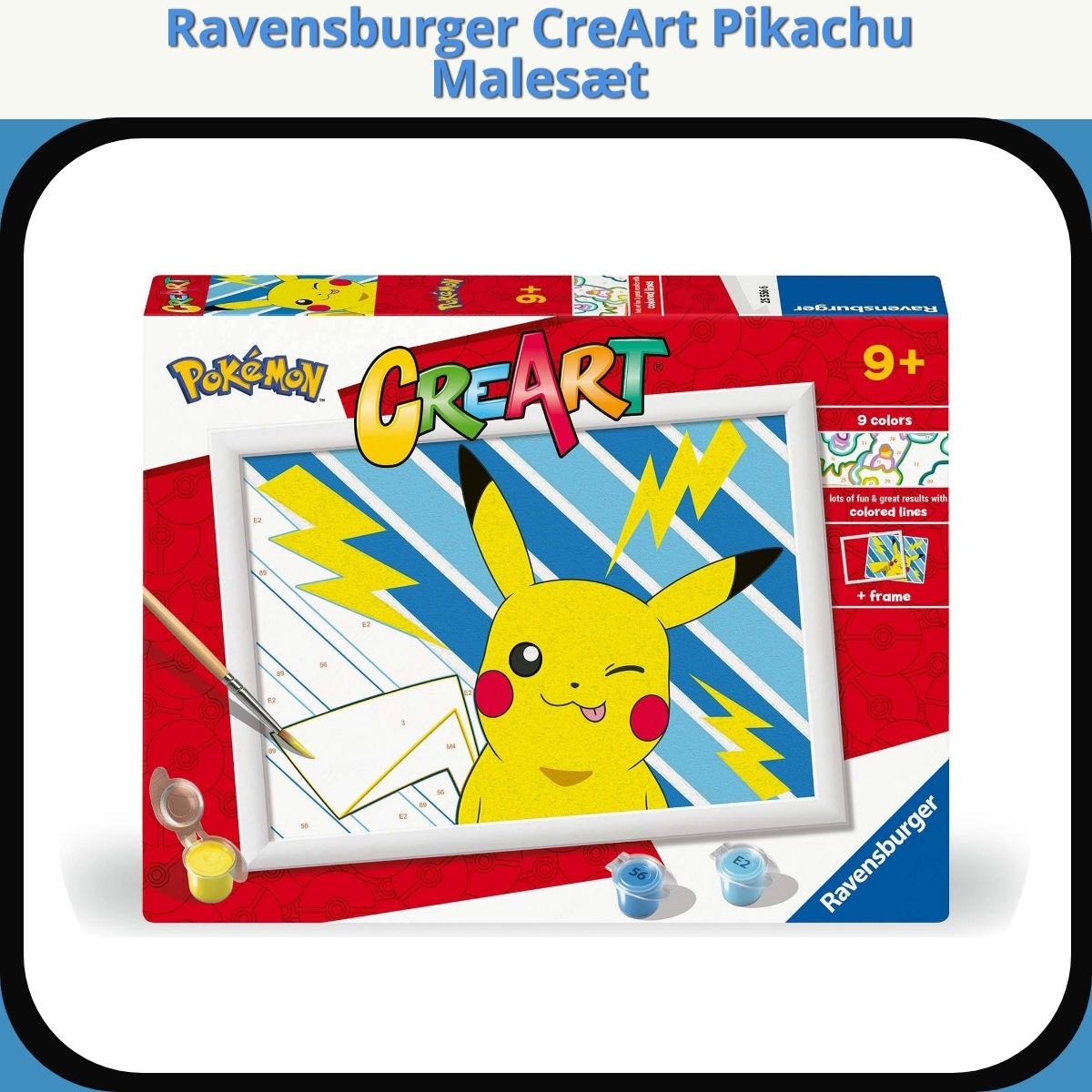 Anmeldelse af Ravensburger CreArt Pikachu Malesæt