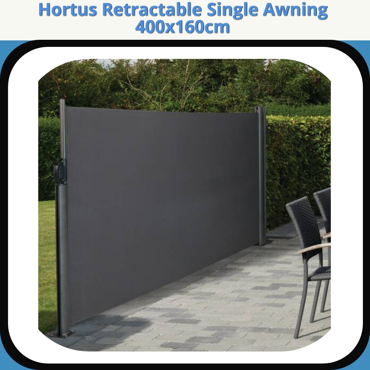 Anmeldelse af Hortus Retractable Single Awning 400x160cm