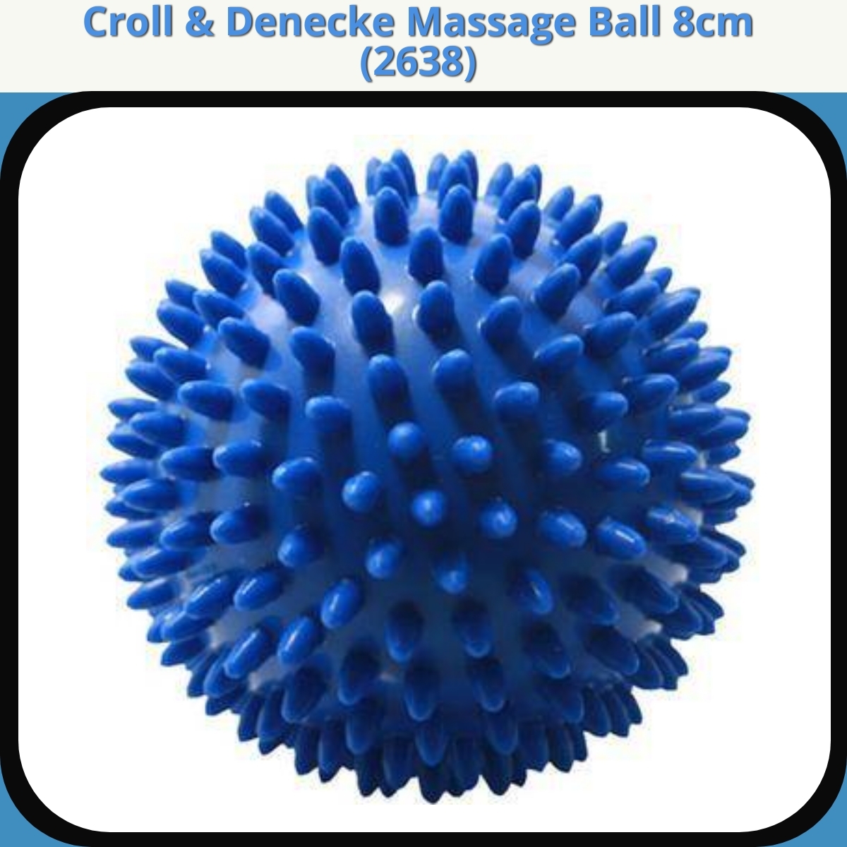 Anmeldelse af Croll & Denecke Massage Ball 8cm (2638)