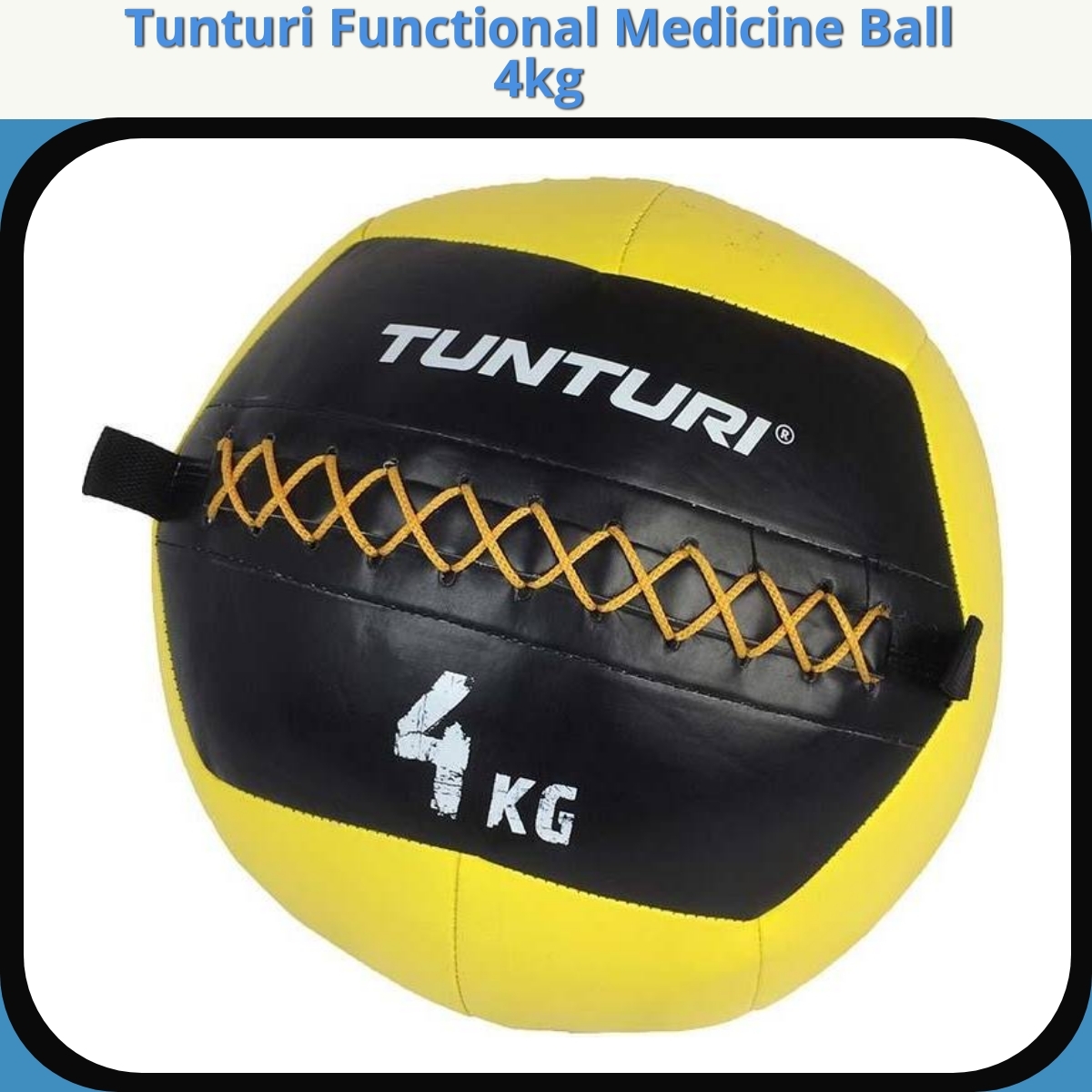 Anmeldelse af Tunturi Functional Medicine Ball 4kg