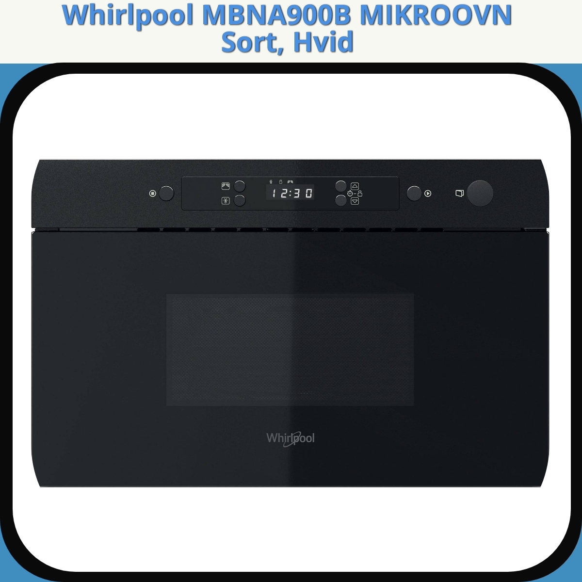 Anmeldelse af Whirlpool MBNA900B MIKROOVN Sort, Hvid