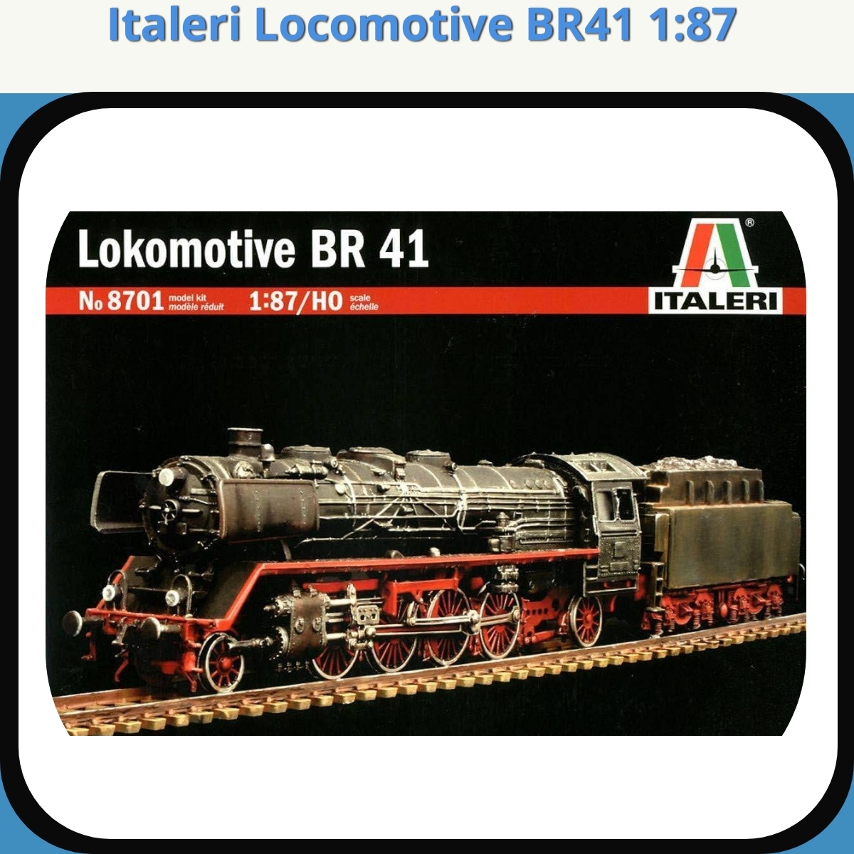 Anmeldelse af Italeri Locomotive BR41 1:87