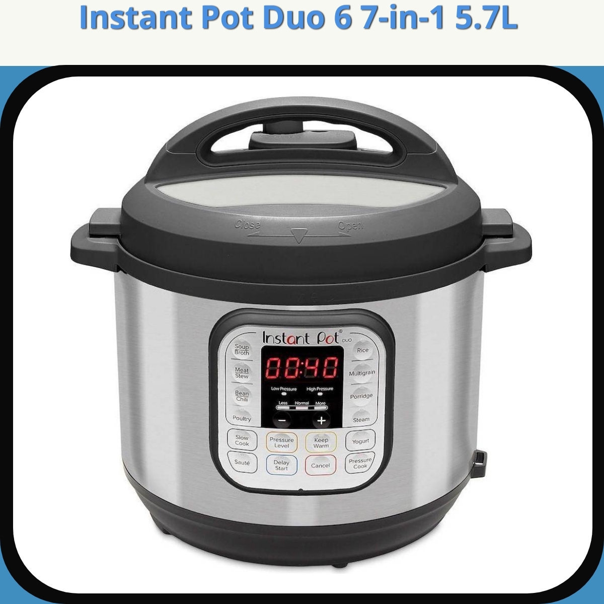 Anmeldelse af Instant Pot Duo 6 7-in-1 5.7L