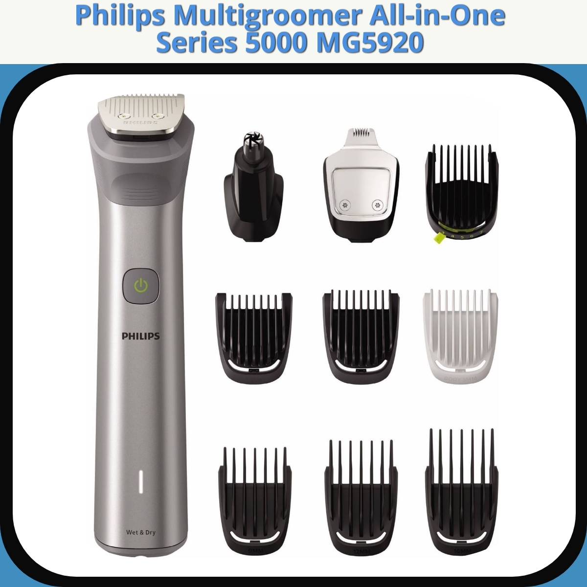 Anmeldelse af Philips Multigroomer All-in-One Series 5000 MG5920