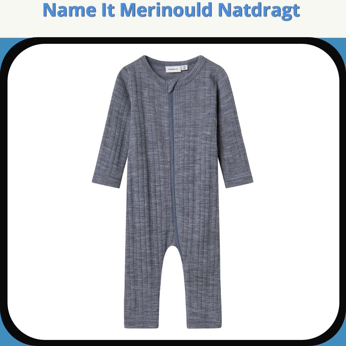 Anmeldelse af Name It Merinould Natdragt