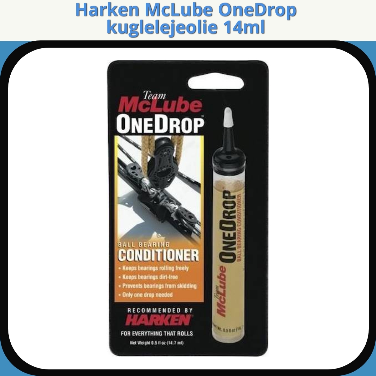Anmeldelse af Harken McLube OneDrop kuglelejeolie 14ml