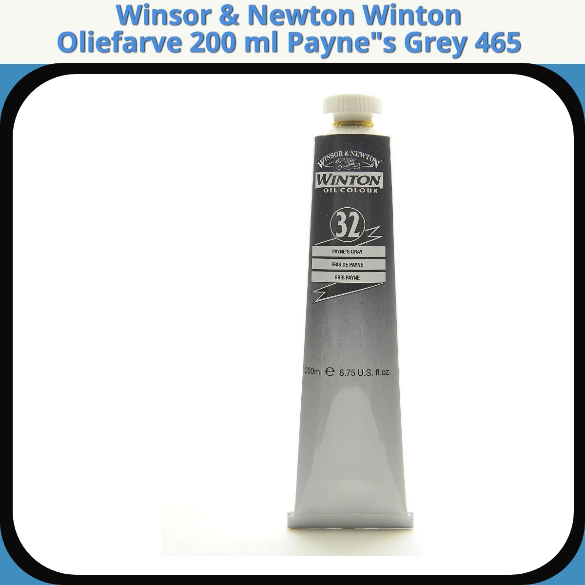 Anmeldelse af Winsor & Newton Winton Oliefarve 200 ml Payne