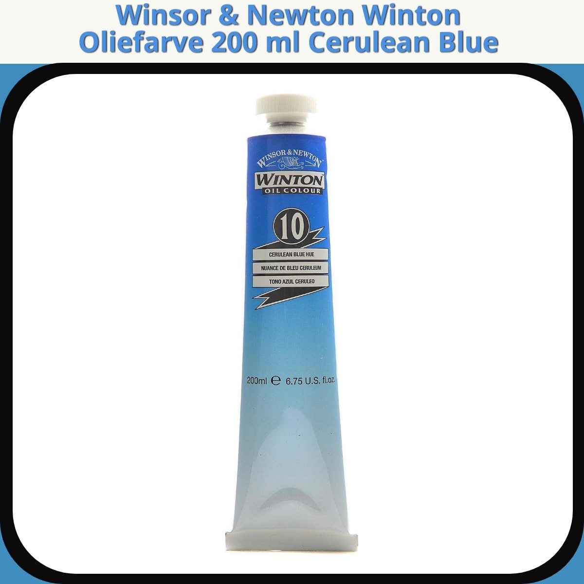 Anmeldelse af Winsor & Newton Winton Oliefarve 200 ml Cerulean Blue