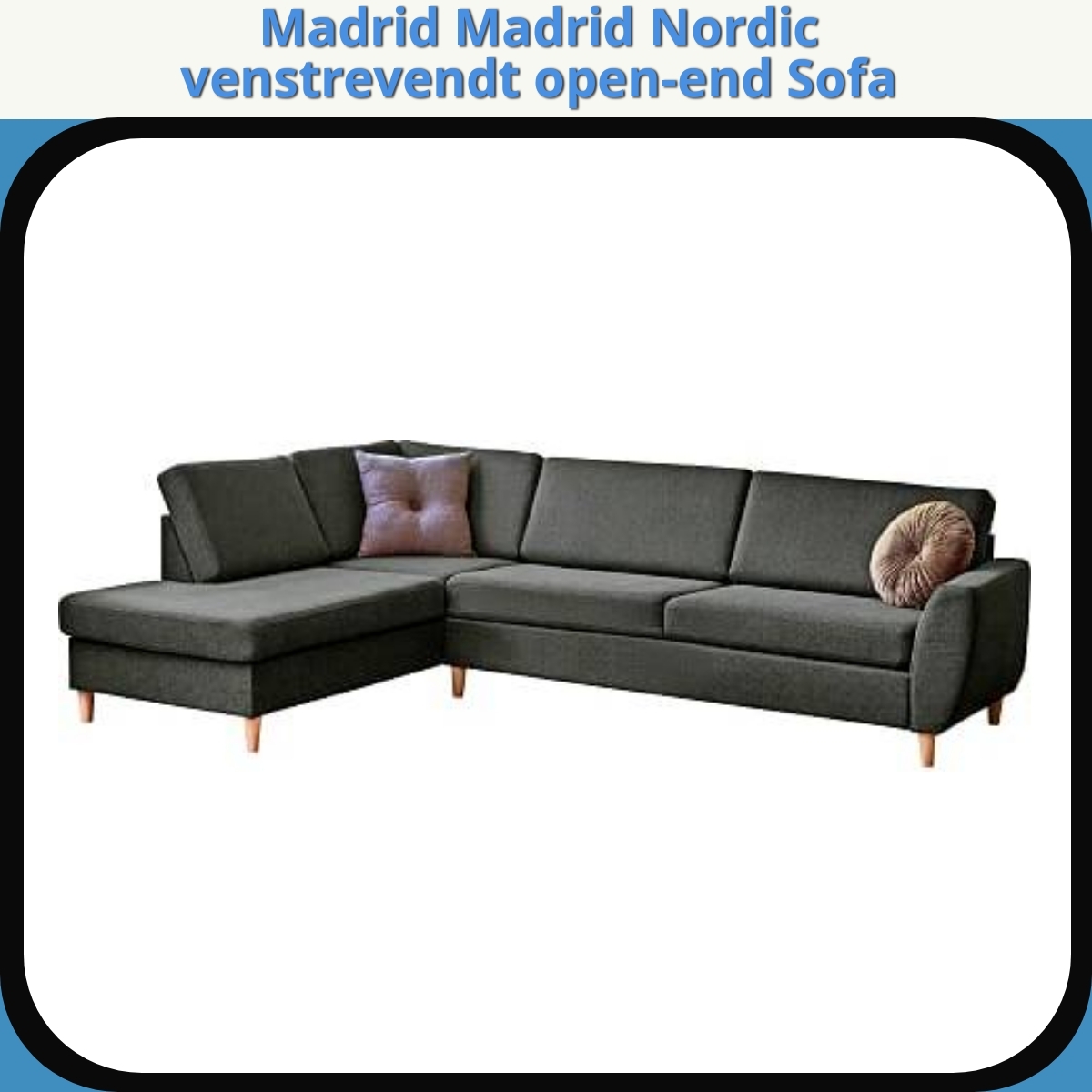 Anmeldelse af Madrid Madrid Nordic venstrevendt open-end Sofa