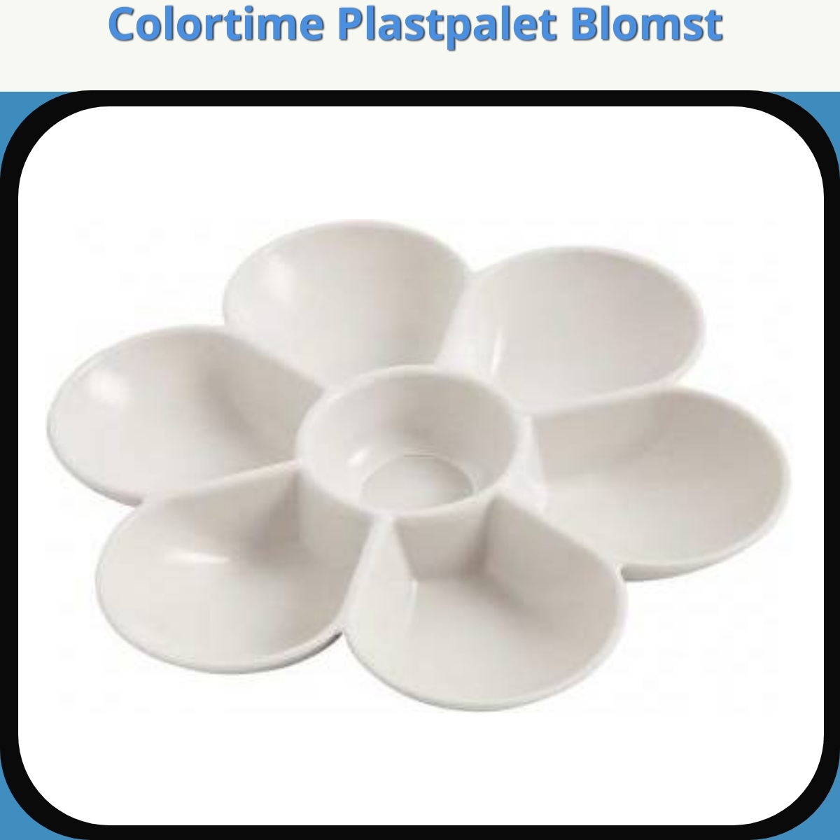 Anmeldelse af Colortime Plastpalet Blomst