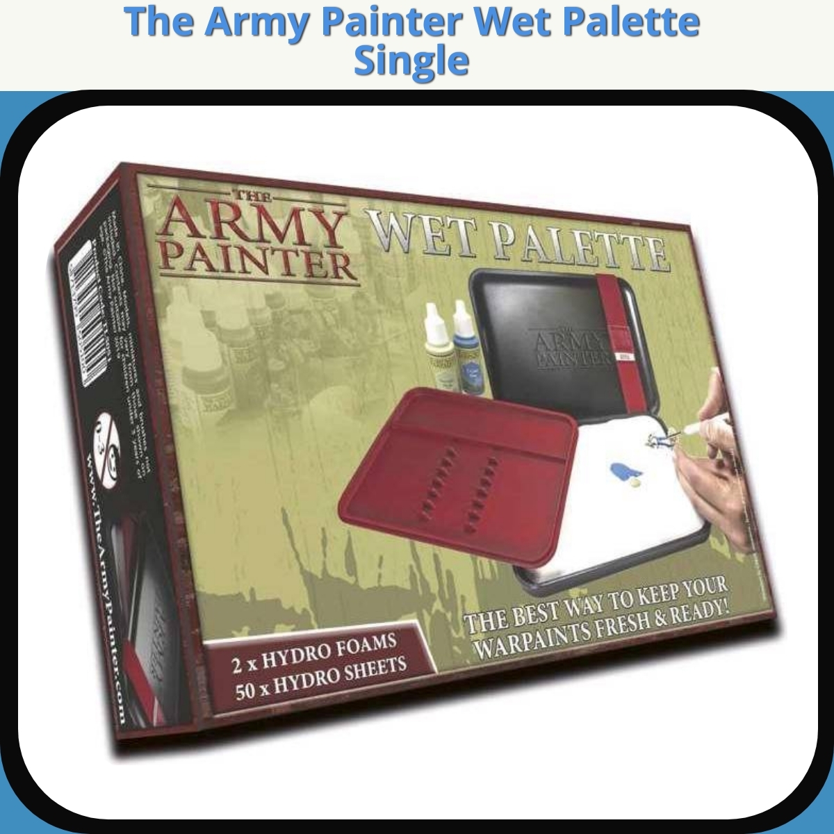 Anmeldelse af The Army Painter Wet Palette Single