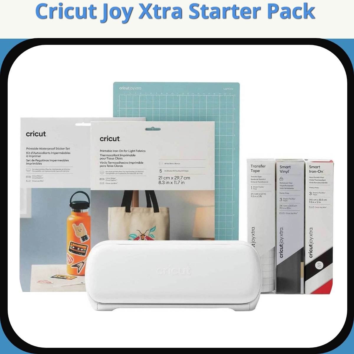 Anmeldelse af Cricut Joy Xtra Starter Pack