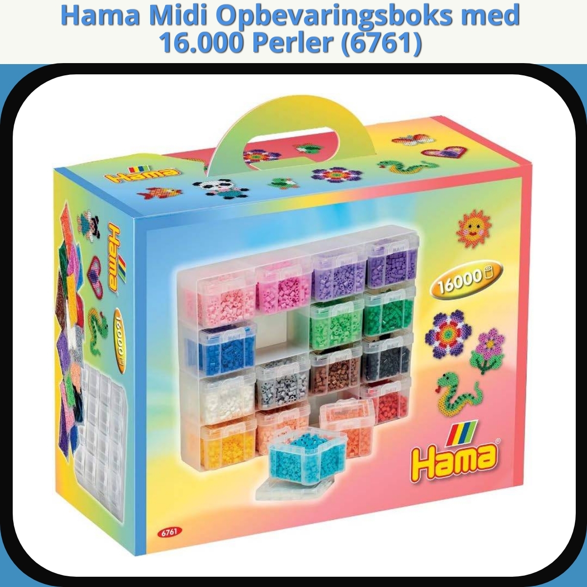 Anmeldelse af Hama Midi Opbevaringsboks med 16.000 Perler (6761)