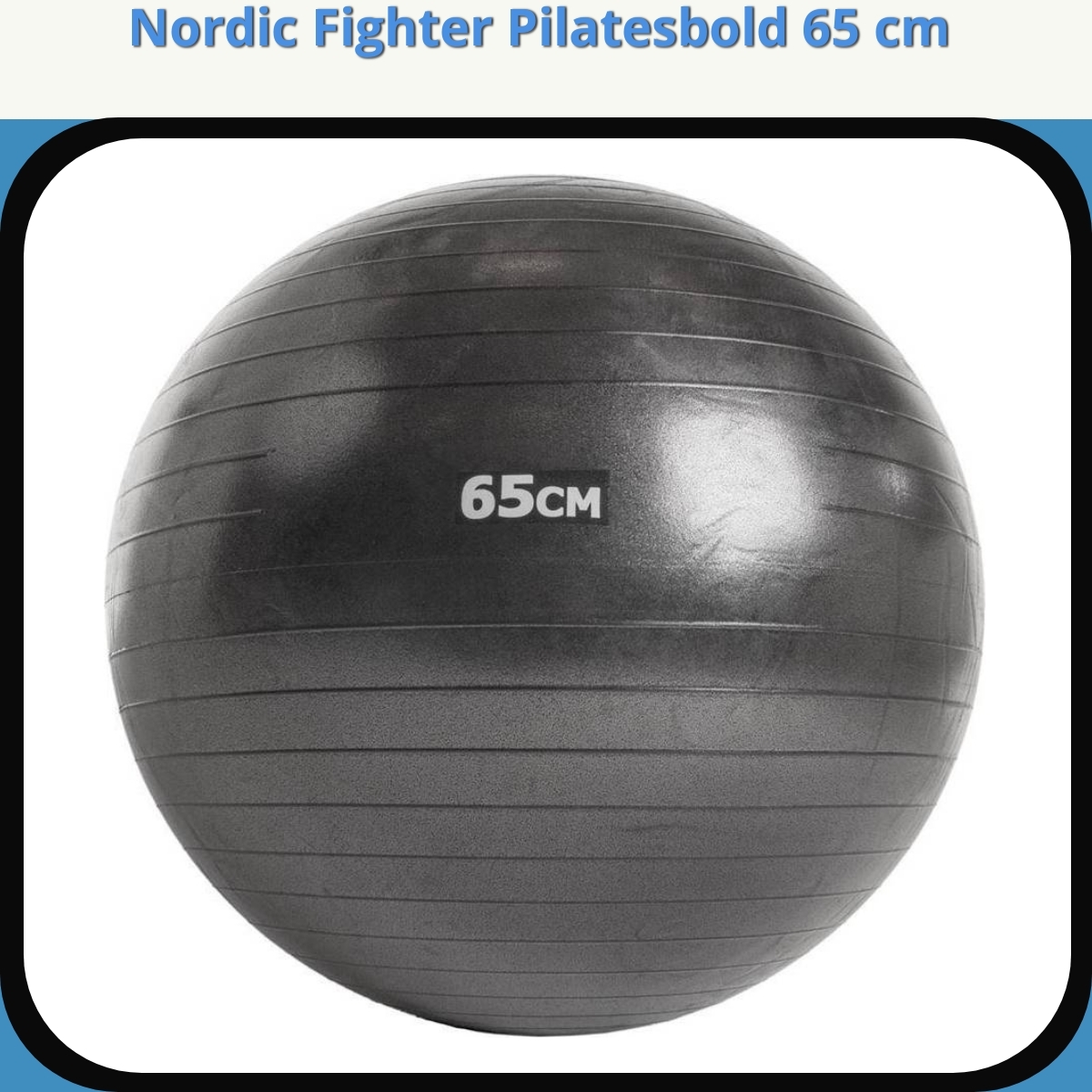 Anmeldelse af Nordic Fighter Pilatesbold 65 cm