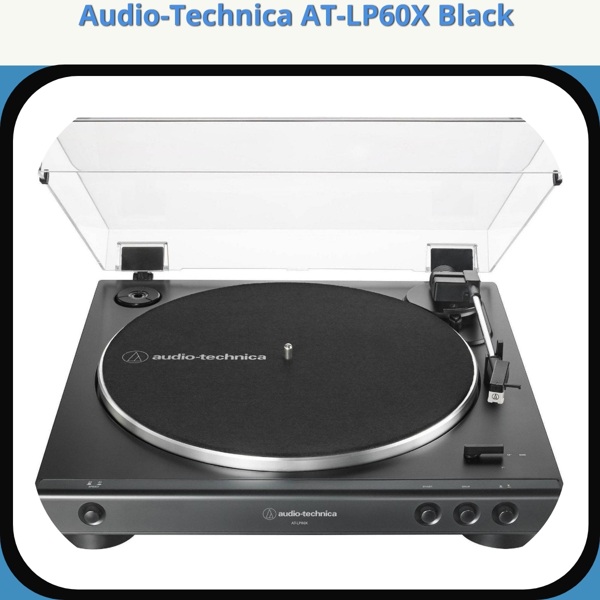 Anmeldelse af Audio-Technica AT-LP60X Black