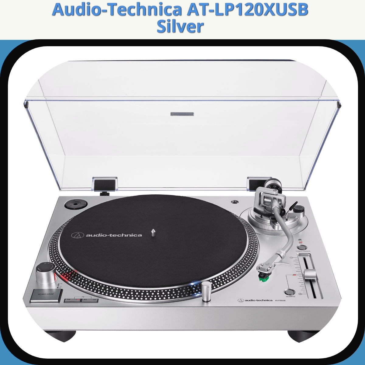 Anmeldelse af Audio-Technica AT-LP120XUSB Silver
