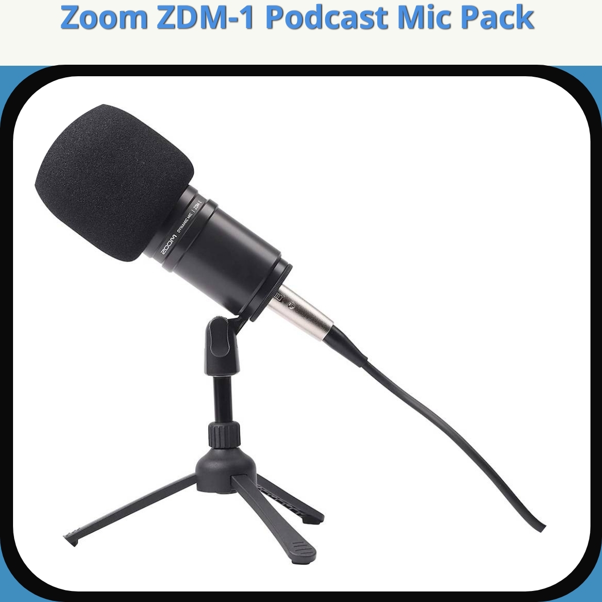 Anmeldelse af Zoom ZDM-1 Podcast Mic Pack